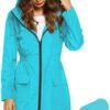 Lomon Women Waterproof Lightweight Rain Jacket Active Outdoo...