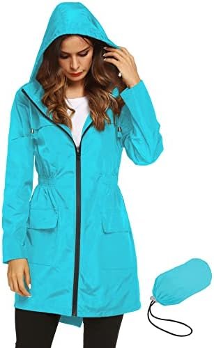 Lomon Women Waterproof Lightweight Rain Jacket Active Outdoo...