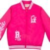 Barbie Girls Bomber Jacket, Zip-Up Bomber Jacket for Girls, ...