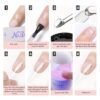Gellen Solid Nail Glue Gel for False Nail Tips, Huge Capacit...