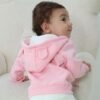 Baby Girls Boys Warm Adorable Hooded Zip Coat for Fall Sprin...
