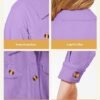 WULFUL Girl's Fashion Button Down Corduroy Jackets Casual Fa...