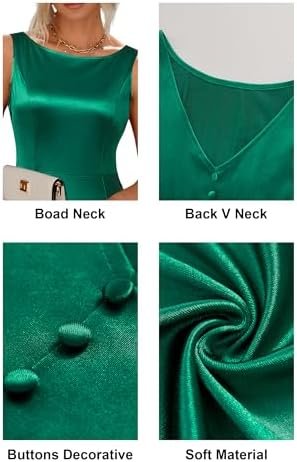 Newshows Womens 2025 Wedding Guest Bridesmaid Sleeveless Bac...