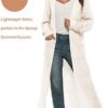 Womens Casual Long Sleeve Split Open Cardigan Knit Long Card...