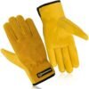 Work Gloves Men Heavy Duty Leather Gardening Gloves for Thor...