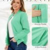 TACVASEN Women's Bomber Jackets Lightweight Casual Jacket Fu...