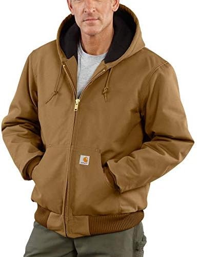 Carhartt Men's Loose Fit Firm Duck Insulated Flannel-Lined A...