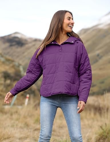 AMEBELLE Women's Oversized Hooded Puffer Jacket Quilted Jack...