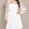 Holipick Women's Cocktail Dresses Wedding Guest Party Crew N...