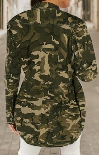 sexycherry Denim Jacket for Women Long Sleeve Classic Trucke...