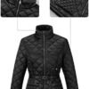 Bellivera Women Lightweight Coat Short Quilted Puffer Long S...