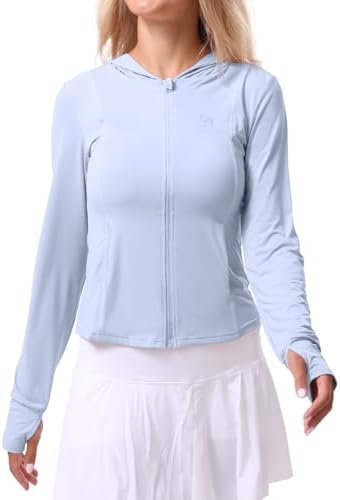 CAMEL CROWN Women's UPF 50+ Sun Protection Jacket Hoodie Lig...