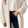 Saodimallsu Womens Long Cardigan Sweaters Chunky Open Front ...