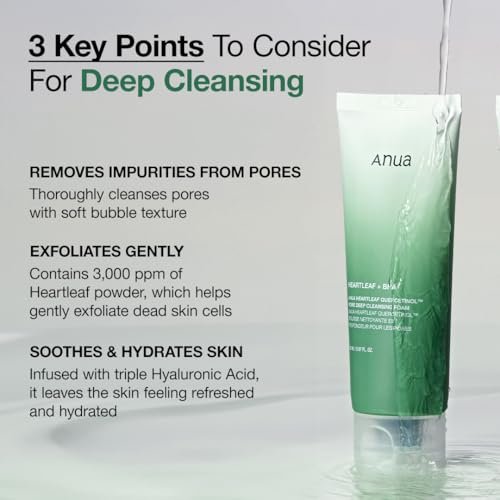 Anua Double Cleanser Duo for Facial Cleansing : Heartleaf Po...