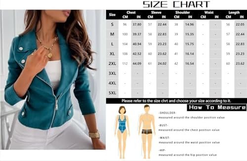 Women's Faux Leather Jackets Suede Spring Trendy Outfits 202...