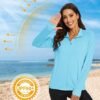 MAGCOMSEN Women's UPF 50+ Lightweight Athletic Jacket Sun Pr...