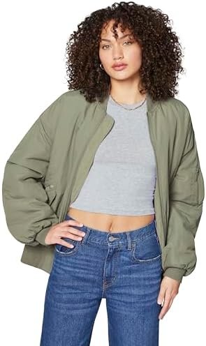 florence by mills Women's Oversized Bomber Jacket