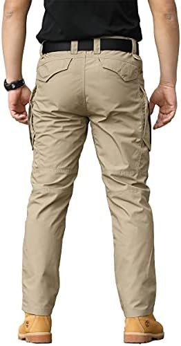 NAVEKULL Men's Hiking Tactical Pants Rip-Stop Military Comba...