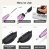 MelodySusie Portable Electric Nail Drill,PC120B Compact Efil...