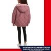 Reebok Girls' Reversible Puffer Jacket - Quilted Winter Coat...