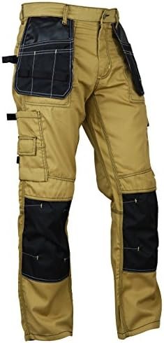 Men's Construction Pants with Cordura Knees Reinforced Carpe...