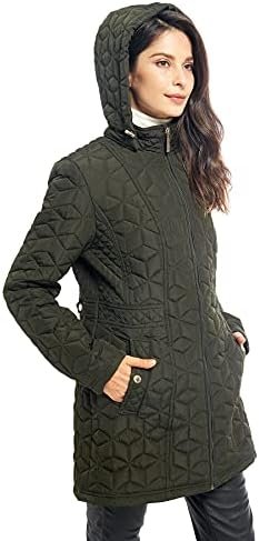 S P Y M Womens Diamond Quilted Jacket Lightweight Padding Co...