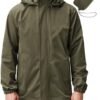 COOFANDY Rain Jacket Men Waterproof Lightweight Packable Rai...