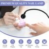 SAVILAND U V LED Nail Lamp – Mini Led Nail Lamp Gel Lamp for...