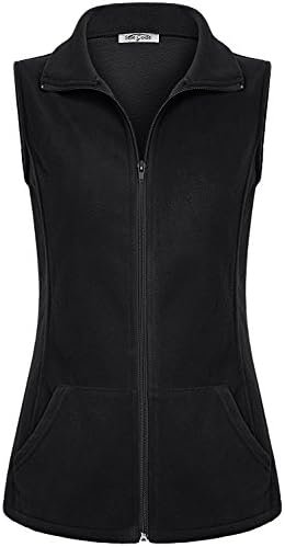 SeSe Code Women's Casual Zip Up Front Lightweight Fleece Ves... SeSe Code Women's Casual Zip Up Front Lightweight Fleece Ves...