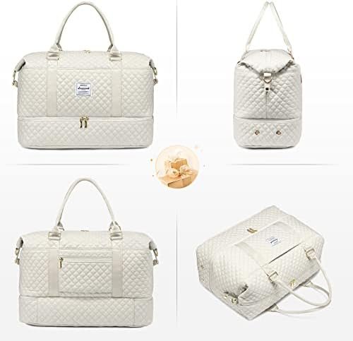 LOVEVOOK Travel Duffle Bag,Weekender Bags for Women with Sho...