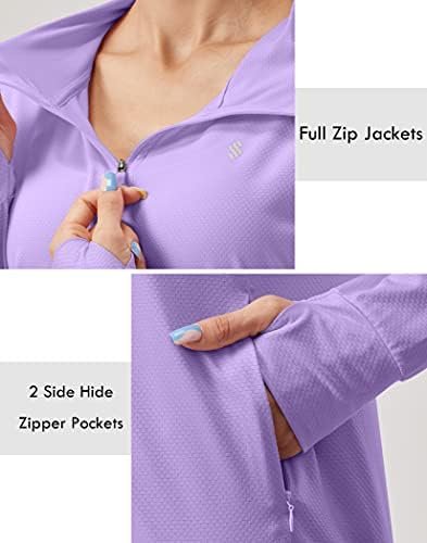 Soothfeel Women's UPF 50+ Sun Protection Hoodie Jacket Light...