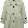 Betusline Girl's Rain Jackets Lightweight Waterproof Hooded ...