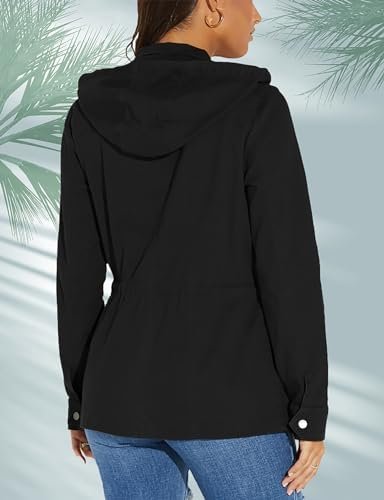 JTNFairy Casual Jackets for Women Long Sleeve Zipper Classic...