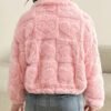 Verdusa Toddle Girls Sherpa Jacket Zip Up Fuzzy Fleece Jacke...
