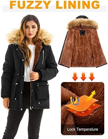 Garemcy Womens Winter Water-reprllent Coat Thicken Puffer Ja...