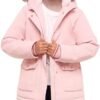 Rokka&Rolla Girls' Water-Resistant Sherpa Fleece Lined Puffe...