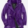 Woman Within Women's Plus Size Fleece-Lined Taslon Anorak