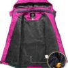 GEMYSE Girl's Waterproof Ski Snow Jacket Fleece Windproof Wi...