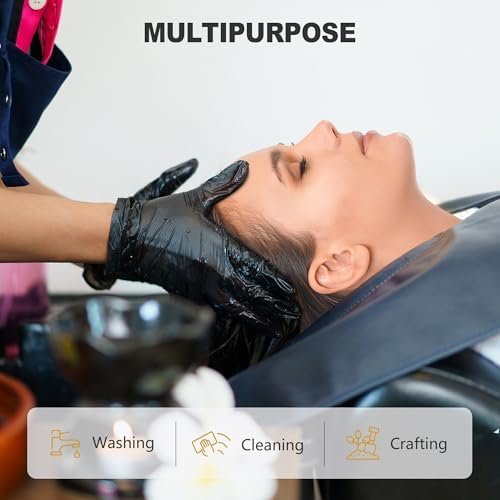 Black Vinyl Gloves, Food Grade Gloves Disposable Latex Free ...