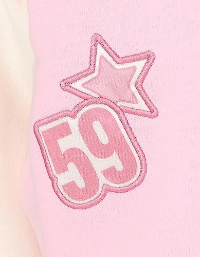 Barbie Girls French Terry Varsity Bomber Jacket Little Kid t...