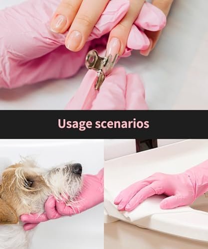 PROMEDIX P Nitrile Disposable Gloves,4mil-100 Count,Gloves D...