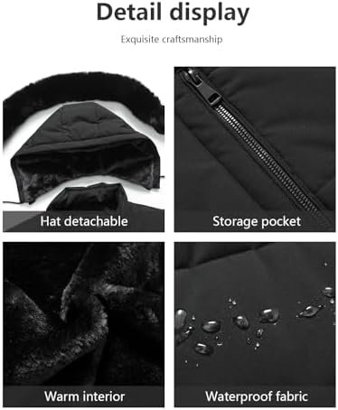 KAIDER Women's Plus Size Winter Coat Waterproof warm Down Co...