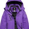 GEMYSE Girl's Waterproof Ski Snow Jacket Fleece Windproof Wi...