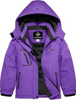 GEMYSE Girl's Waterproof Ski Snow Jacket Fleece Windproof Wi... GEMYSE Girl's Waterproof Ski Snow Jacket Fleece Windproof Wi...