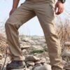 Ymosrh Men's Cargo Work Pants Casual Hiking Tactical Lightwe...