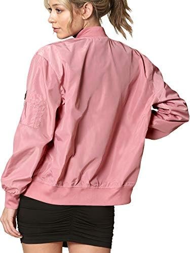 Lock and Love Women's Classic Lightweight Jacket Multi Pocke...