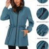 TCOT Rain Jackets for Women Waterproof Packable Hooded Rain ...