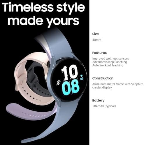 Samsung Galaxy Watch 5 (40mm, WIFI + 4G LTE) 1.2" Super AMOL...