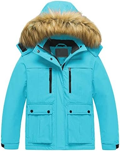 Pursky Girl's Waterproof Ski Jacket Kids Winter Snow Coats F...