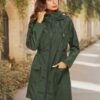 Lomon Women Waterproof Lightweight Rain Jacket Active Outdoo...